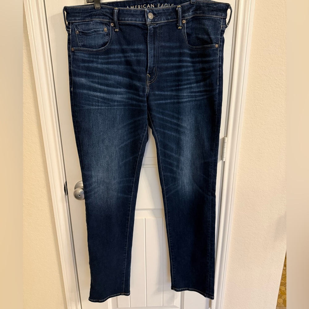 American Eagle Outfitters Men's Deep Indigo Jeans 38x34